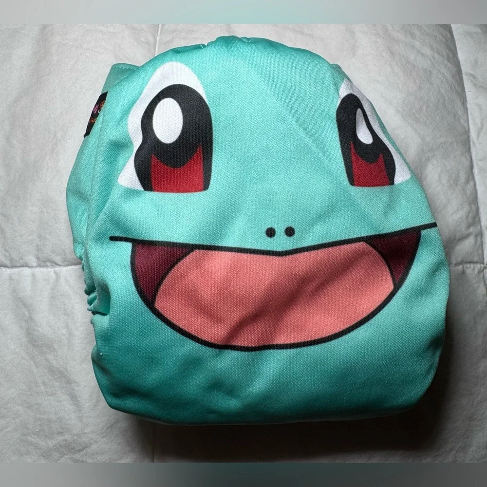 Squishy Tushie Squirtle ( Limited edition) Pocket Cloth Diaper